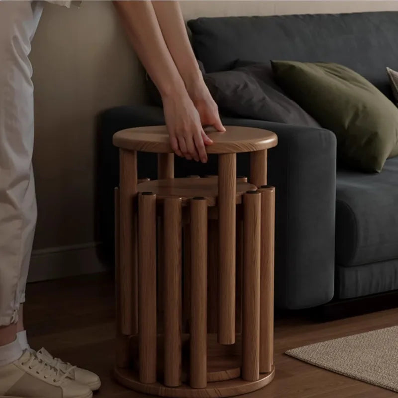 Solid Wood Stool - SOLVEYE