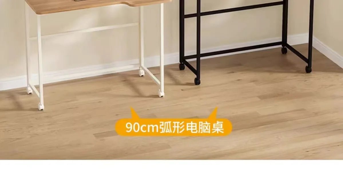 Folding desk Movable tables Household student computer desk Study table Bedroom bedside Table Writing Tables Desk - SOLVEYE