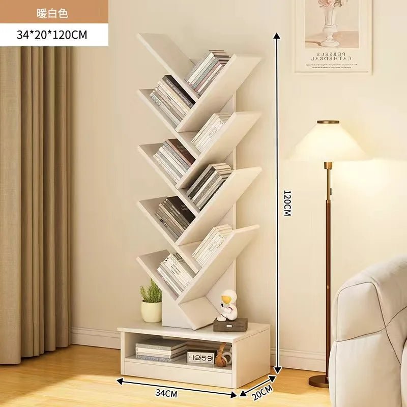 Libreros Bookcases Room Furniture Folding Iron Shelf Desk Organizer Children's Bookcases Large Frame Drawer Scaffale Book - SOLVEYE