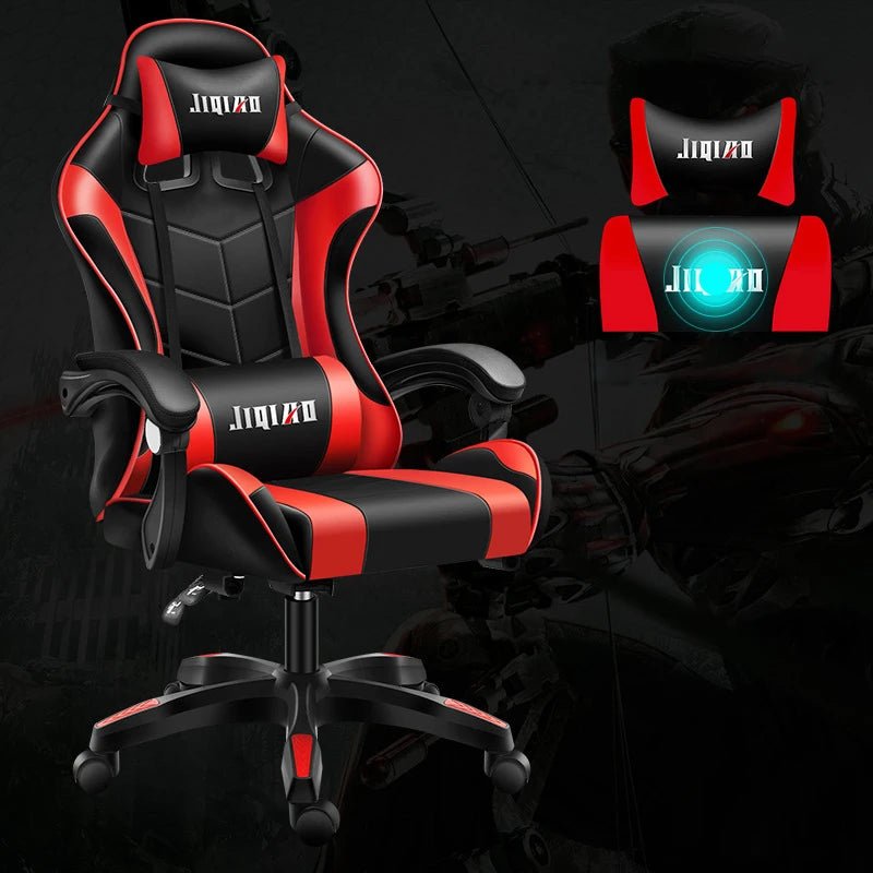 Modern PC Silla Gamer Luxury Swivel Cheap PU Leather Racing Home Computer Office Gaming Chair - SOLVEYE