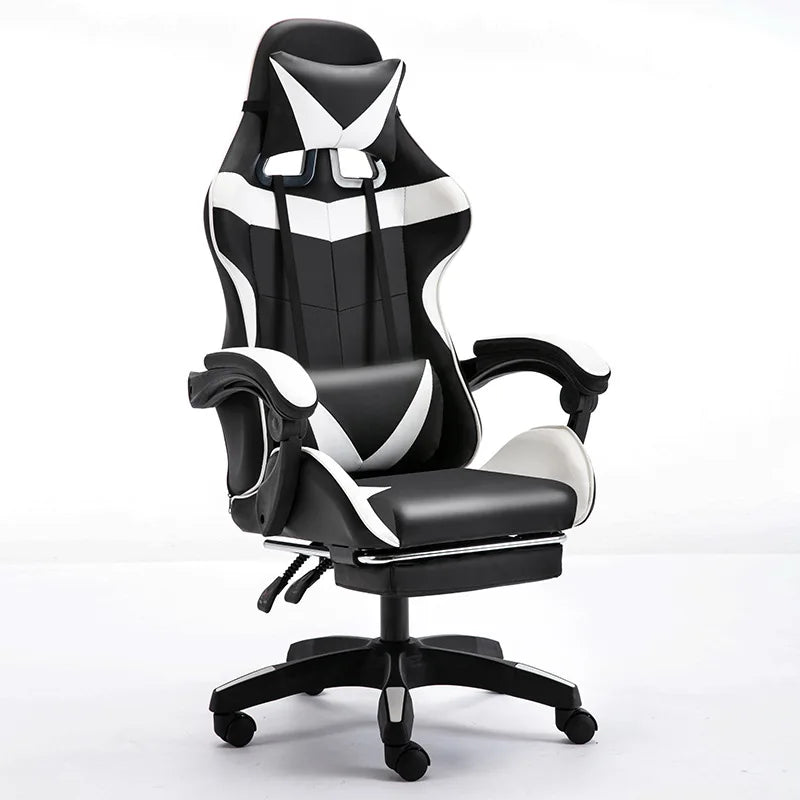 Modern PC Silla Gamer Luxury Swivel Cheap PU Leather Racing Home Computer Office Gaming Chair - SOLVEYE